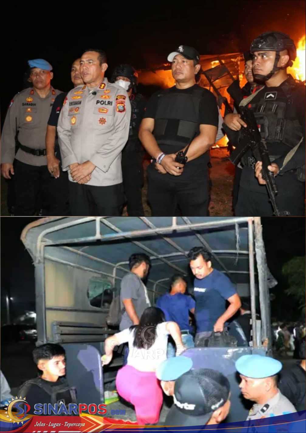 Polrestabes Medan Kembali Gerebek Sarang Narkoba dan Judi Online di Jermal VII, 8 Orang Diamankan