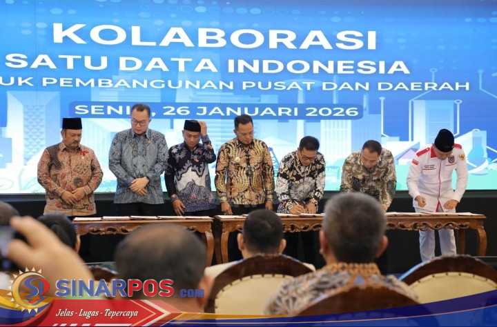 perkuat integrasi data pembangunan pemerintah kabupaten Bandung Tekan SEB Informasi Geospasial