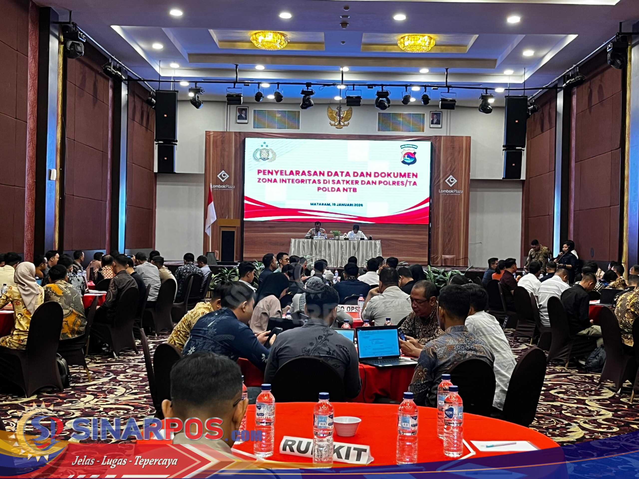 Perkuat Reformasi Birokrasi, Polda NTB Selaraskan Data Zona Integritas 2026