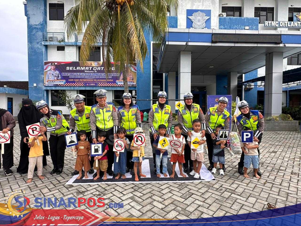 Belajar Rambu hingga Safety Riding, Siswa Playground Serbu Lapangan Bharadaksa
