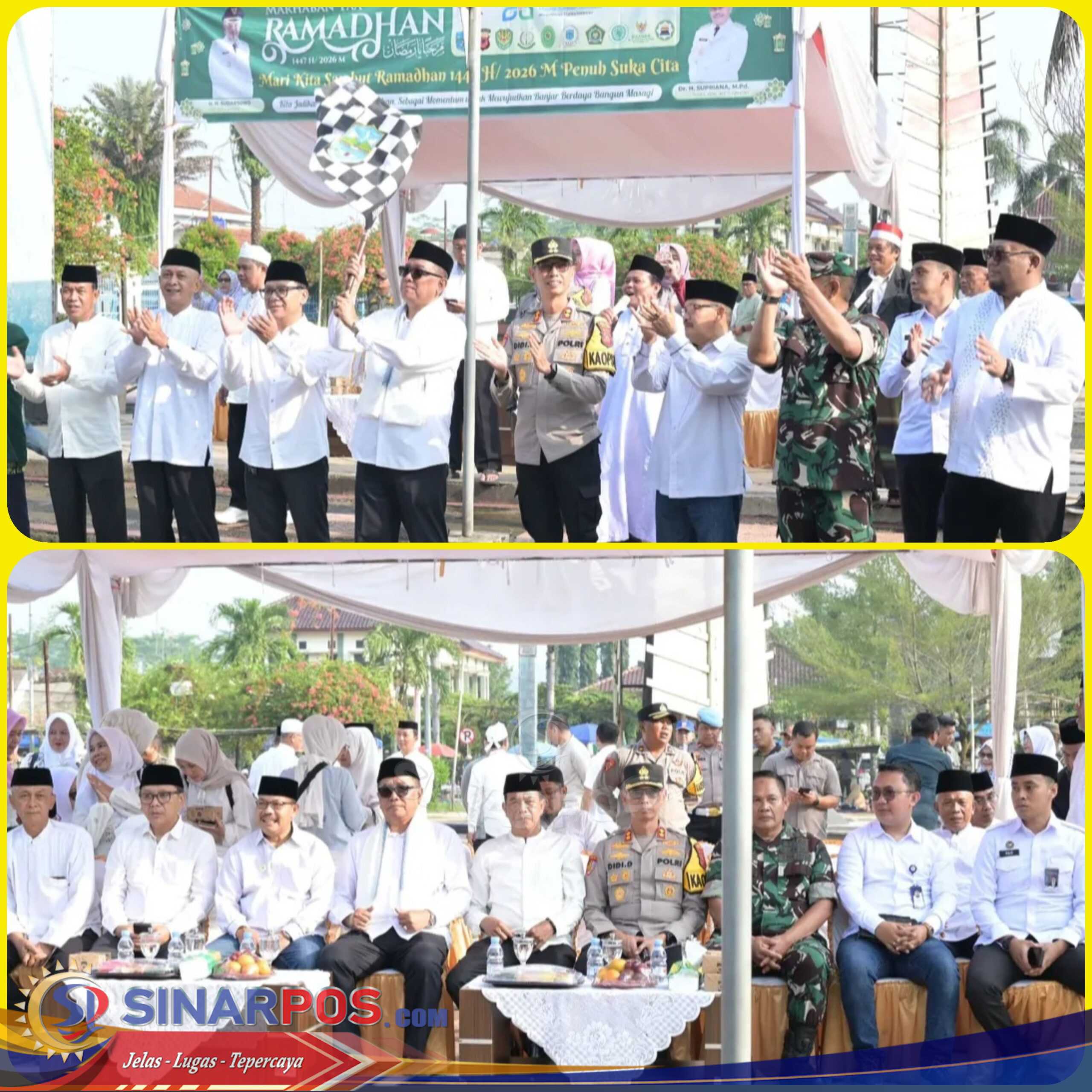 Wali Kota Banjar Lepas Pawai Tarhib Ramadhan 1447 H, Perkuat Ukhuwah dan Semangat Perubahan