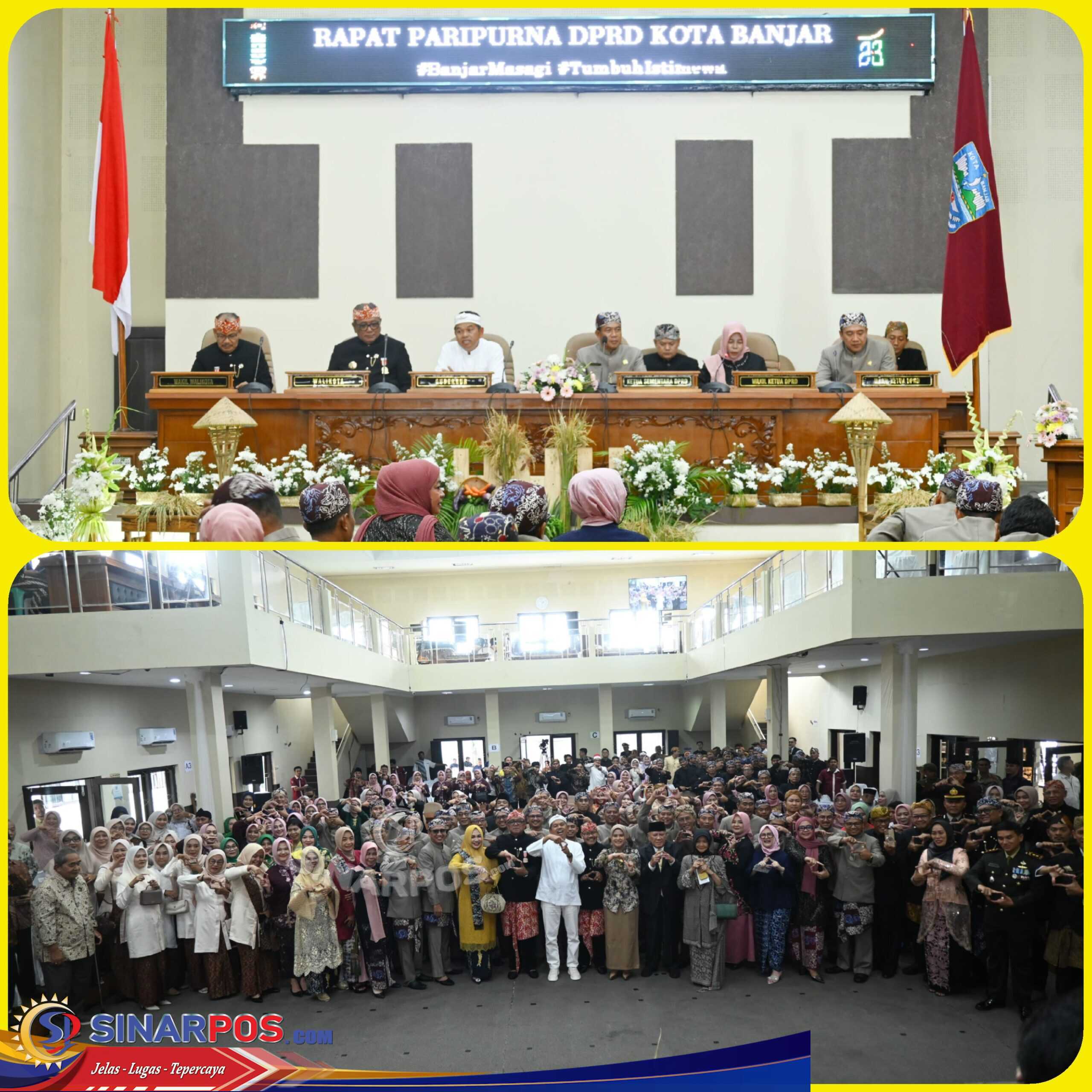 Wali Kota Banjar Hadiri Rapat Paripurna Memperingati Hari Jadi Ke 23 tahun 2026 ” Masagi Tumbuh Istimewa “