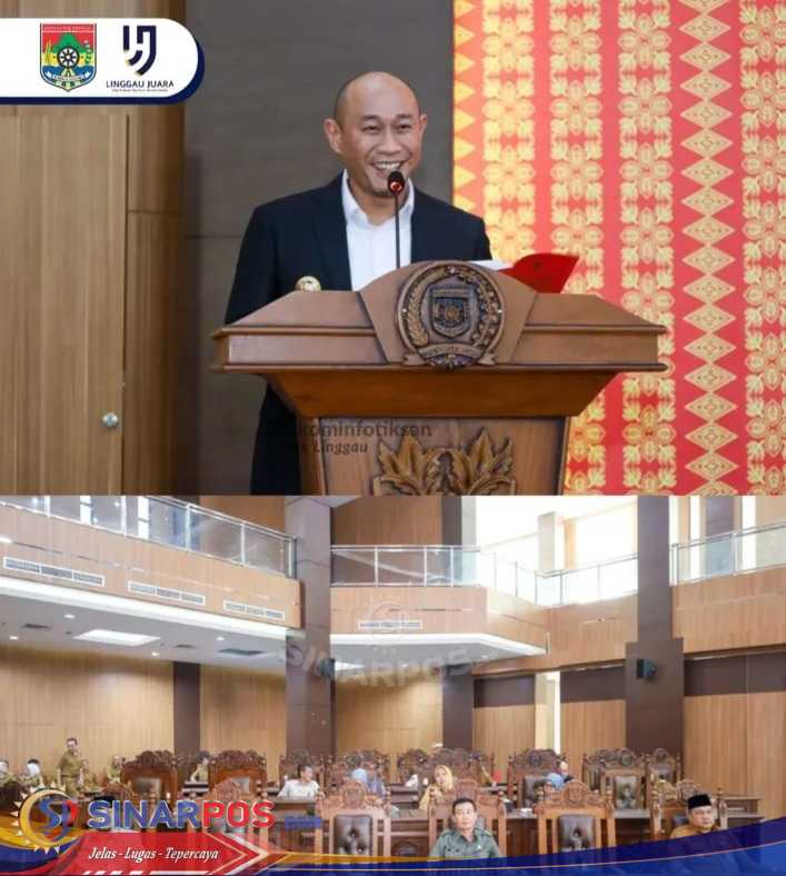 Wali Kota Lubuk Linggau Mendengarkan Pandangan Umum Fraksi Dewan Terhadap 6 Raperda