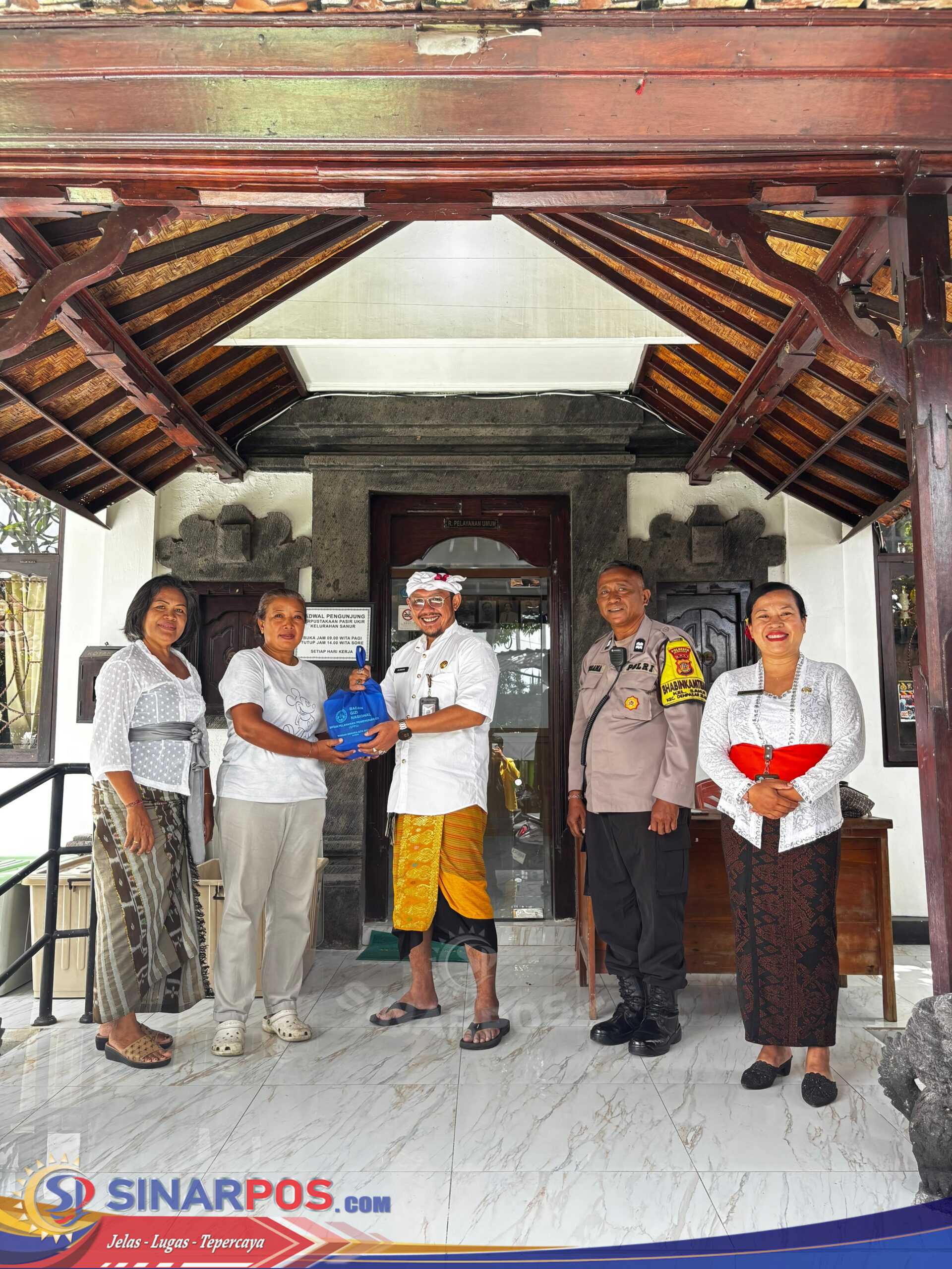 Pembagian Makan Bergizi Gratis untuk ibu hamil dan menyusui di Kelurahan Sanur Berjalan Lancar