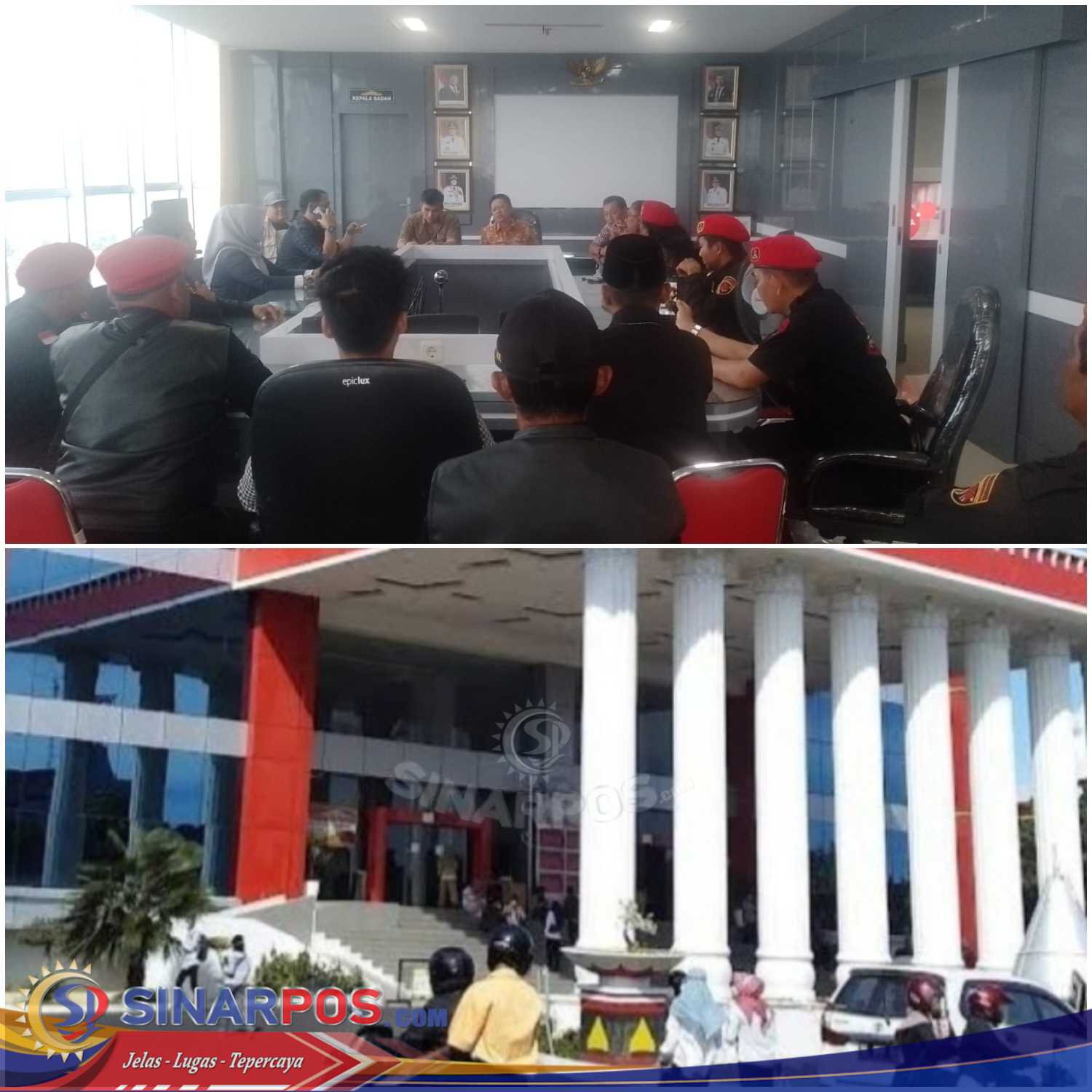 Ormas GRIB dan Lembaga Media Kunjungi Kantor BKD Kota Balam Pertanyakan Lanjutan Penindakan Pungli