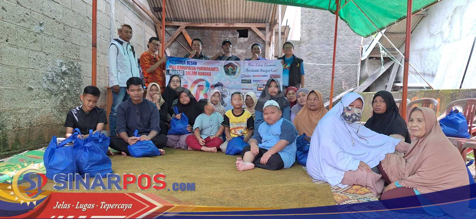 Hari ketiga, Baksos HPN PWI Purwakarta Gandeng Serikat Tolong Menolong Gandasari Desa Cigelam