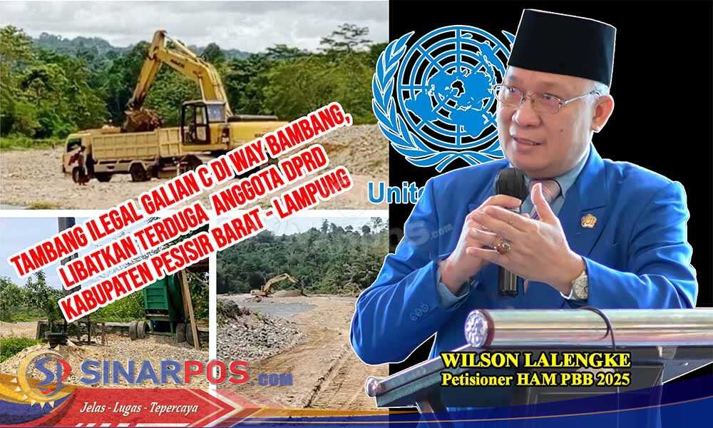 Skandal Tambang Galian C Di Way Bambang, Hukum Takluk di Bawah Ketiak Oknum Pejabat