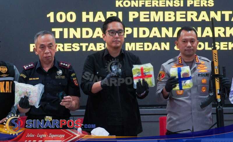 Rico Waas Apresiasi Kinerja 100 Hari Kapolrestabes Medan Dalam Pemberantasan Tindak Pidana Narkoba