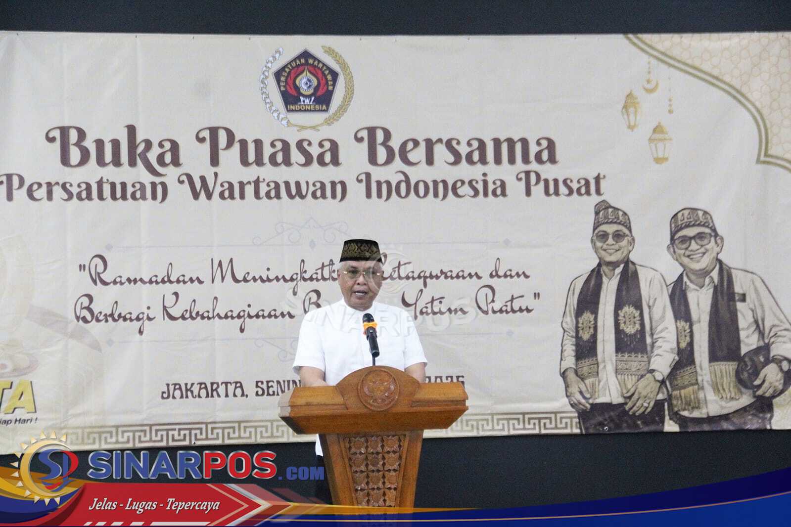 Perkuat Solidaritas dan Kepedulian Sosial, PWI Pusat Buka Puasa Bersama Yatim Piatu