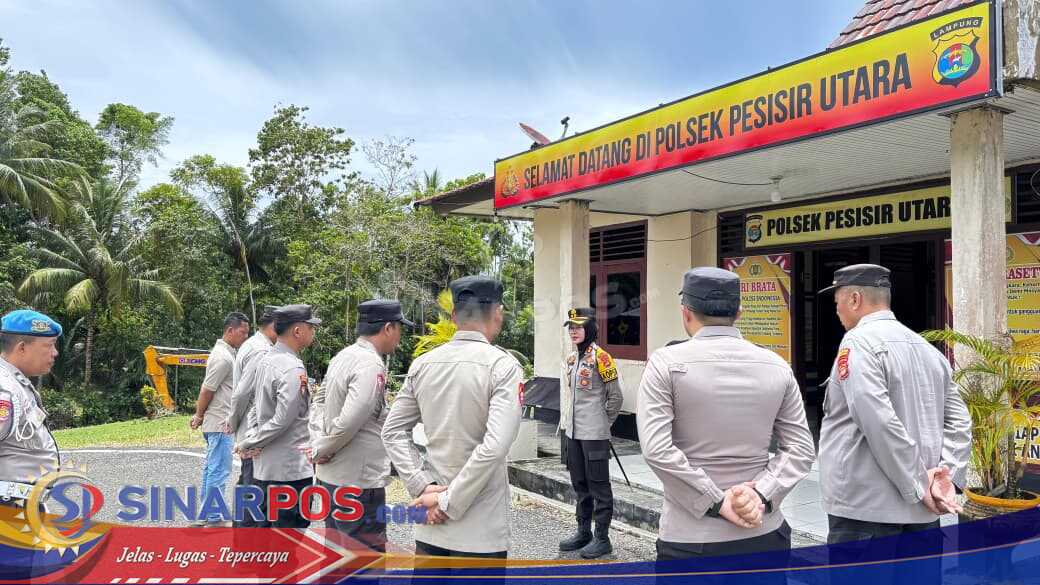 KAPOLRES PESISIR BARAT MELAKSANAKAN KEGIATAN INSPEKSI, ASISTENSI DAN EVALUASI DI POLSEK PESISIR UTARA