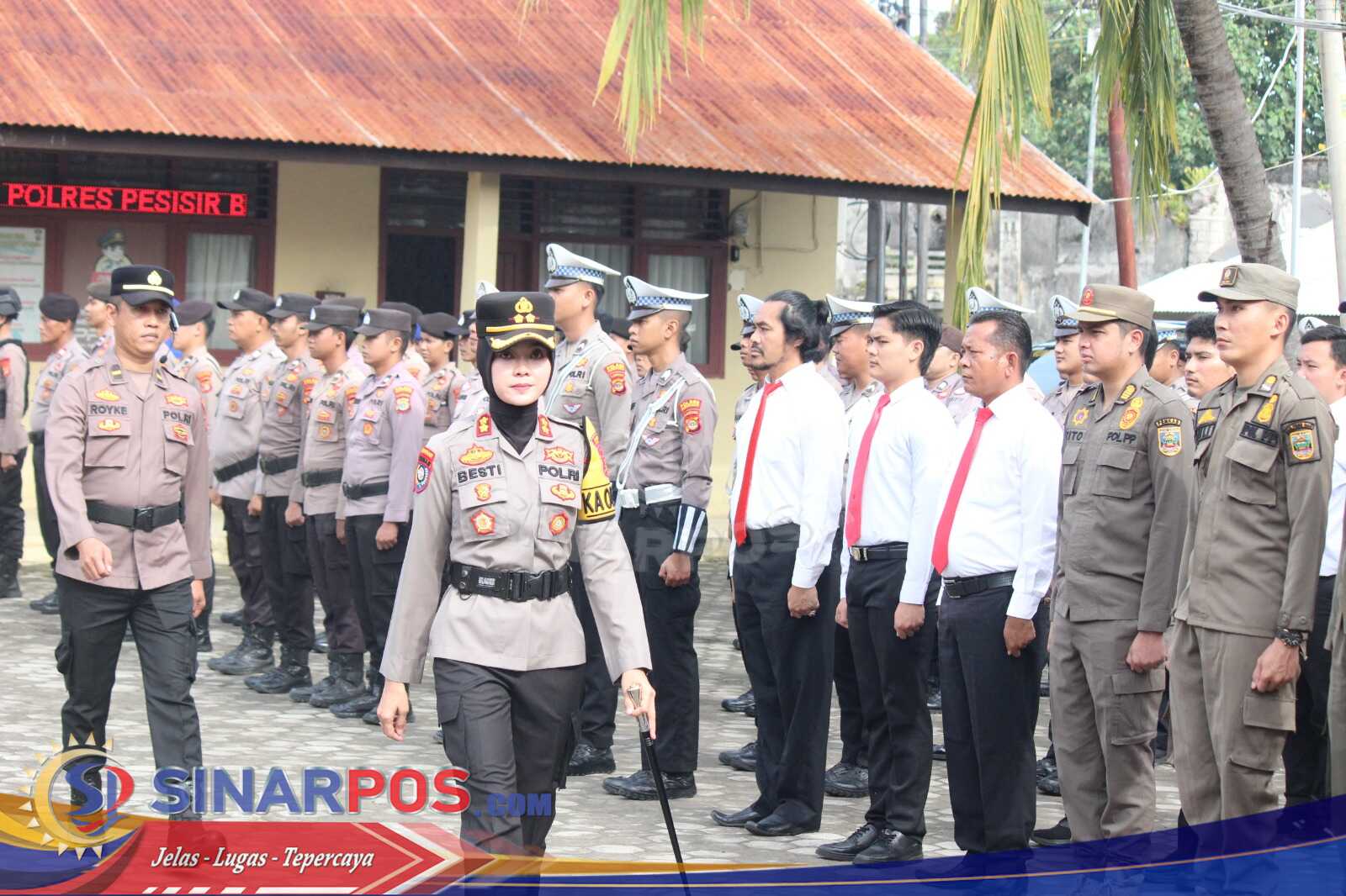KAPOLRES PESISIR BARAT PIMPIN APEL SIAGA KAMTIBMAS 2026