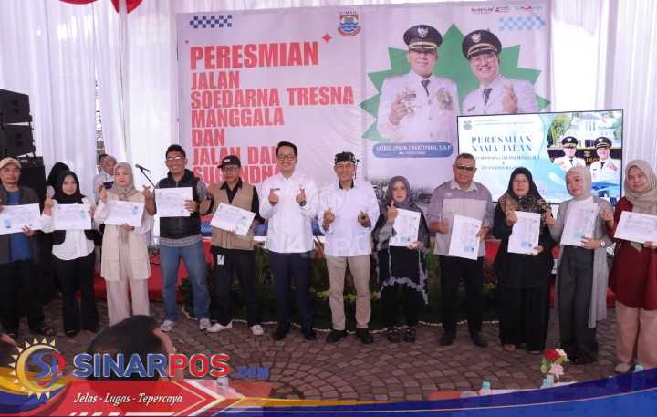 SIARAN PERS Peresmian Jalan Soedarna Tresna Manggala Dan Jalan Dann Sugandha