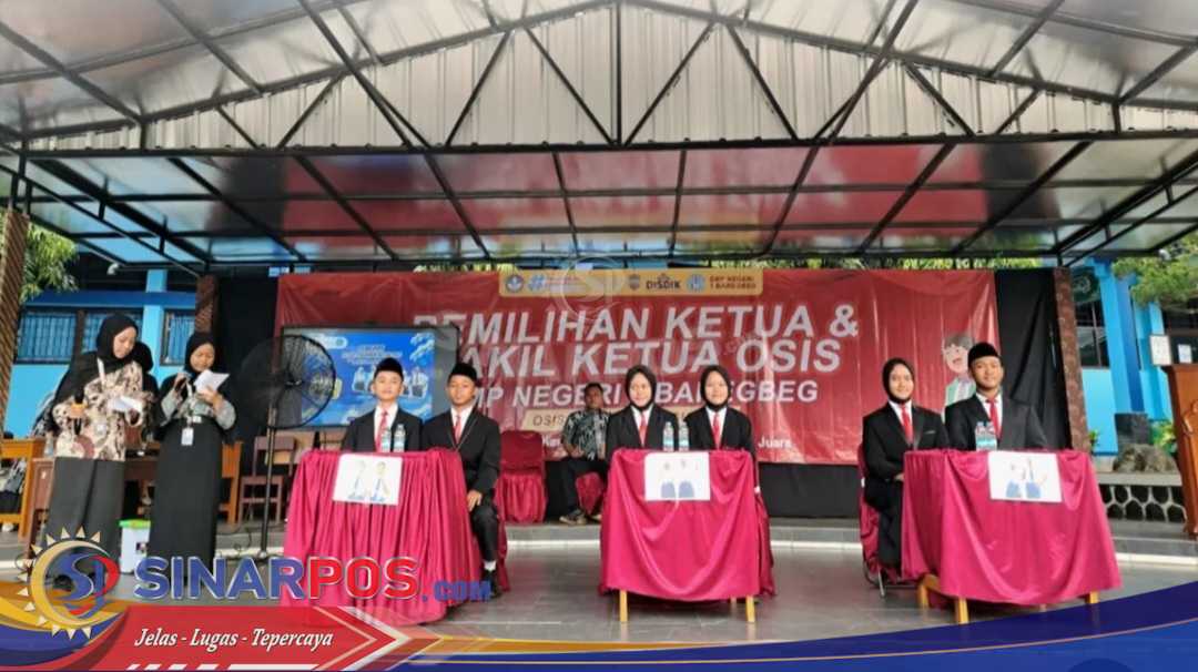 SMPN 1 Baregbeg Fasilitasi Pemilu OSIS Periode 2026–2027 SMPN 1 Baregbeg Fasilitasi Pemilu OSIS Periode 2026–2027