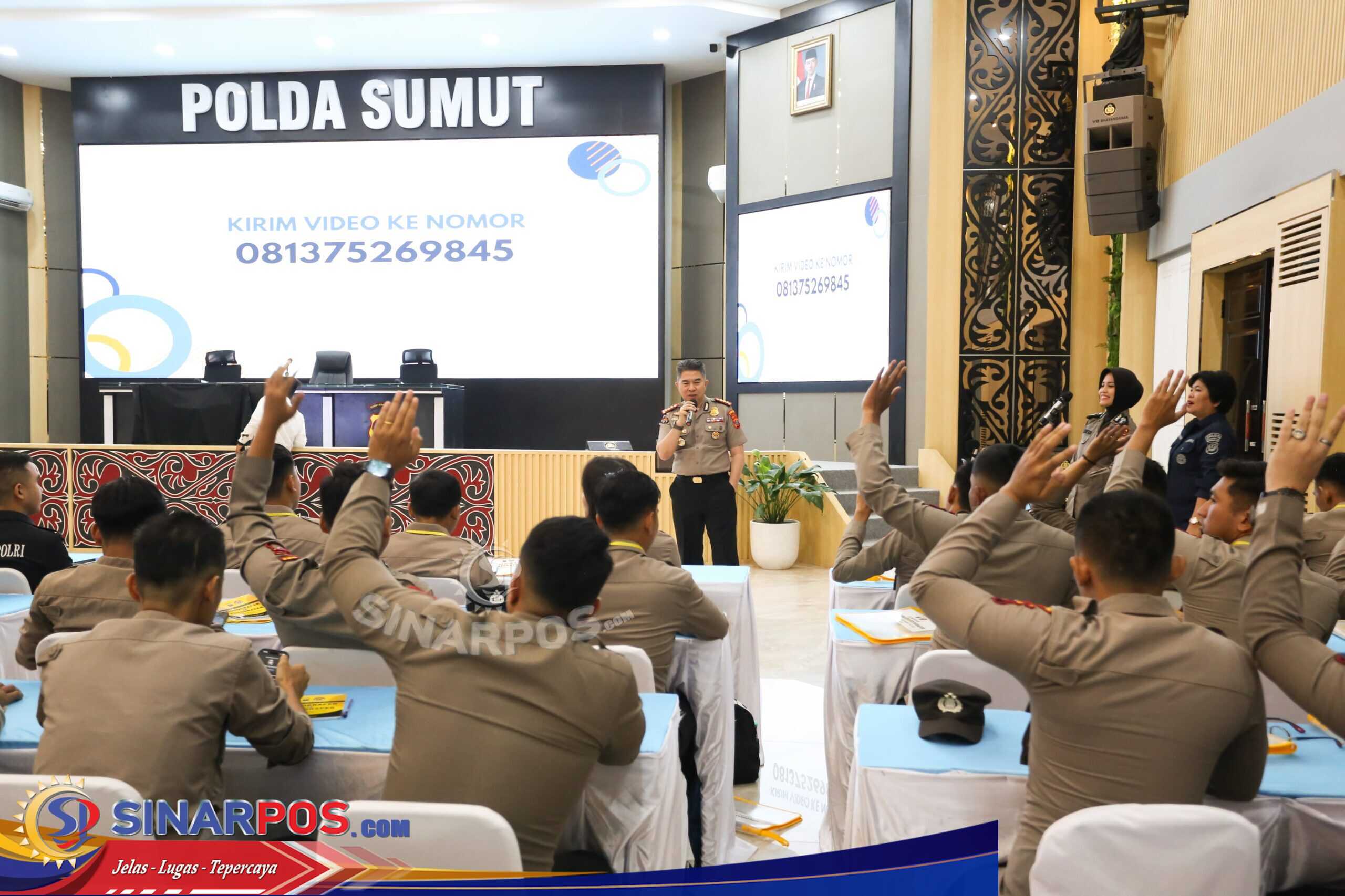 Polda Sumut Gelar Pelatihan Kehumasan, Personel Belajar Teknik Hook Berita hingga Editing Video