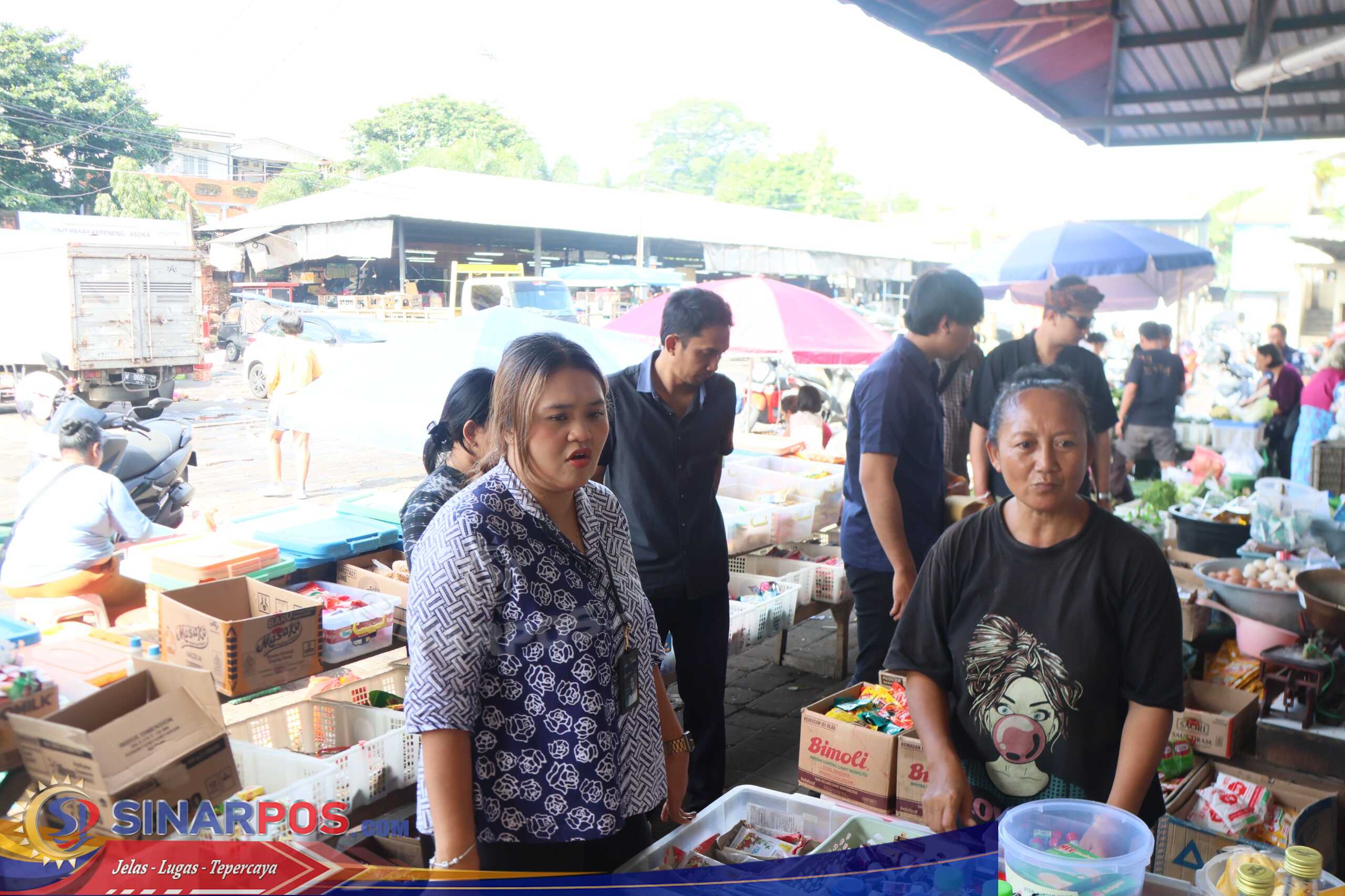 Upayakan Harga Bapokting Stabil, Satgas Saber Pangan Polda Bali kembali laksanakan Sidak Pasar