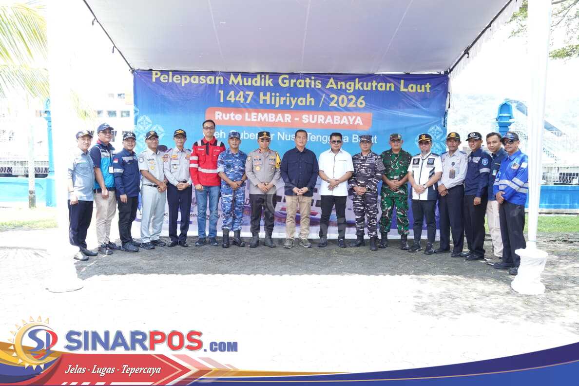 Kapolda NTB Bersama Gubernur Pantau Arus Mudik dan Lepas Program Mudik Gratis Lembar–Surabaya