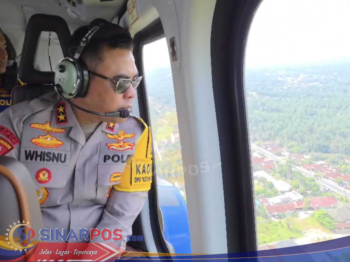 Kapolda Sumut Pantau Arus Mudik via Patroli Udara, Pastikan Jalur Aman dan Lancar