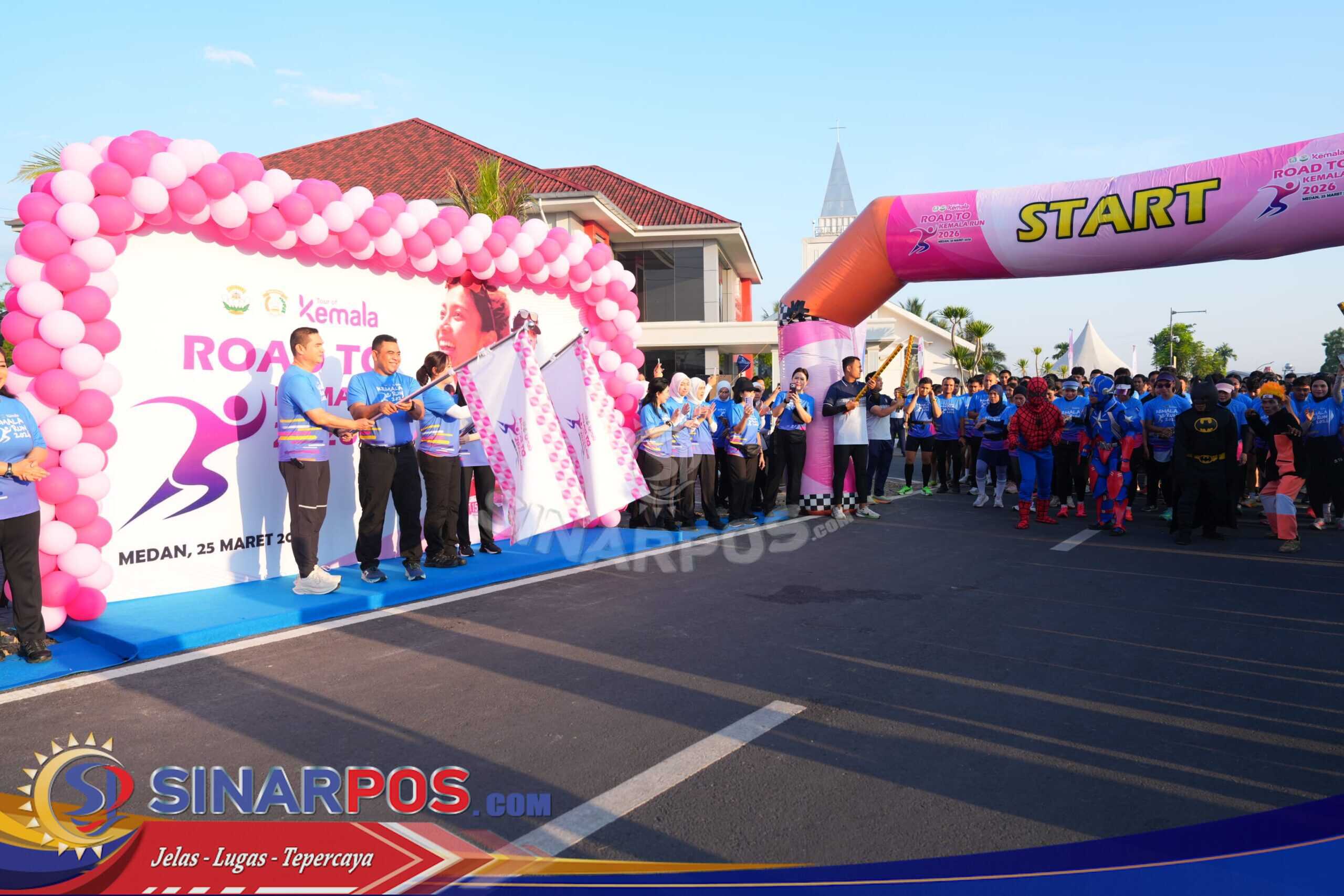 Gelorakan Semangat Olahraga, Polda Sumut Gelar “Road to Kemala Run 2026” di Medan