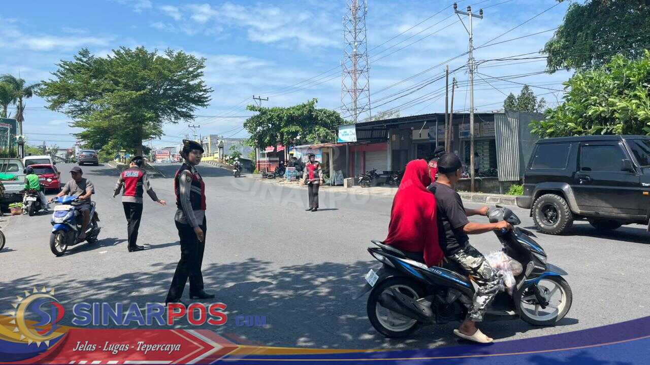 Antisipasi Kepadatan Pasca Lebaran, Polda NTB Atur Arus Lalu Lintas di Pasar Pagesangan