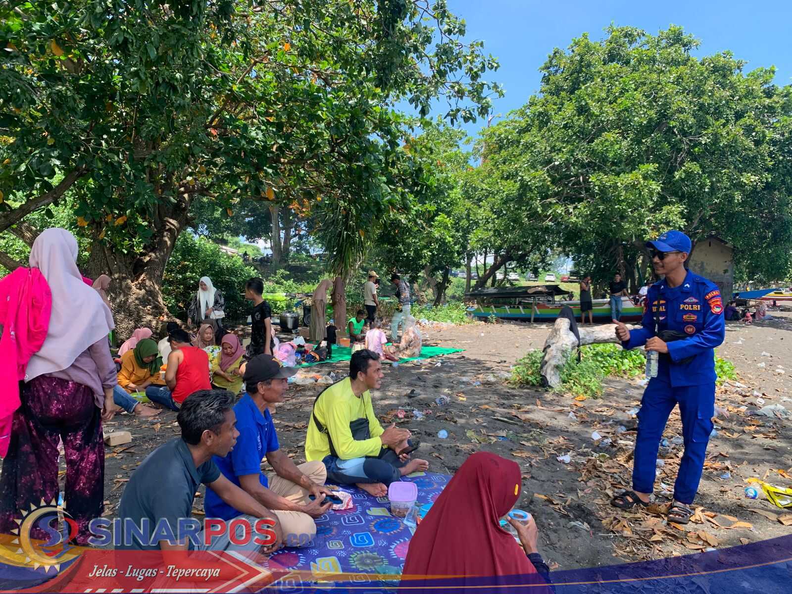 Lebaran Ketupat di Dompu Berlangsung Meriah, Ditpolairud Polda NTB Laksanakan Pengamanan di Wilayah Pesisir