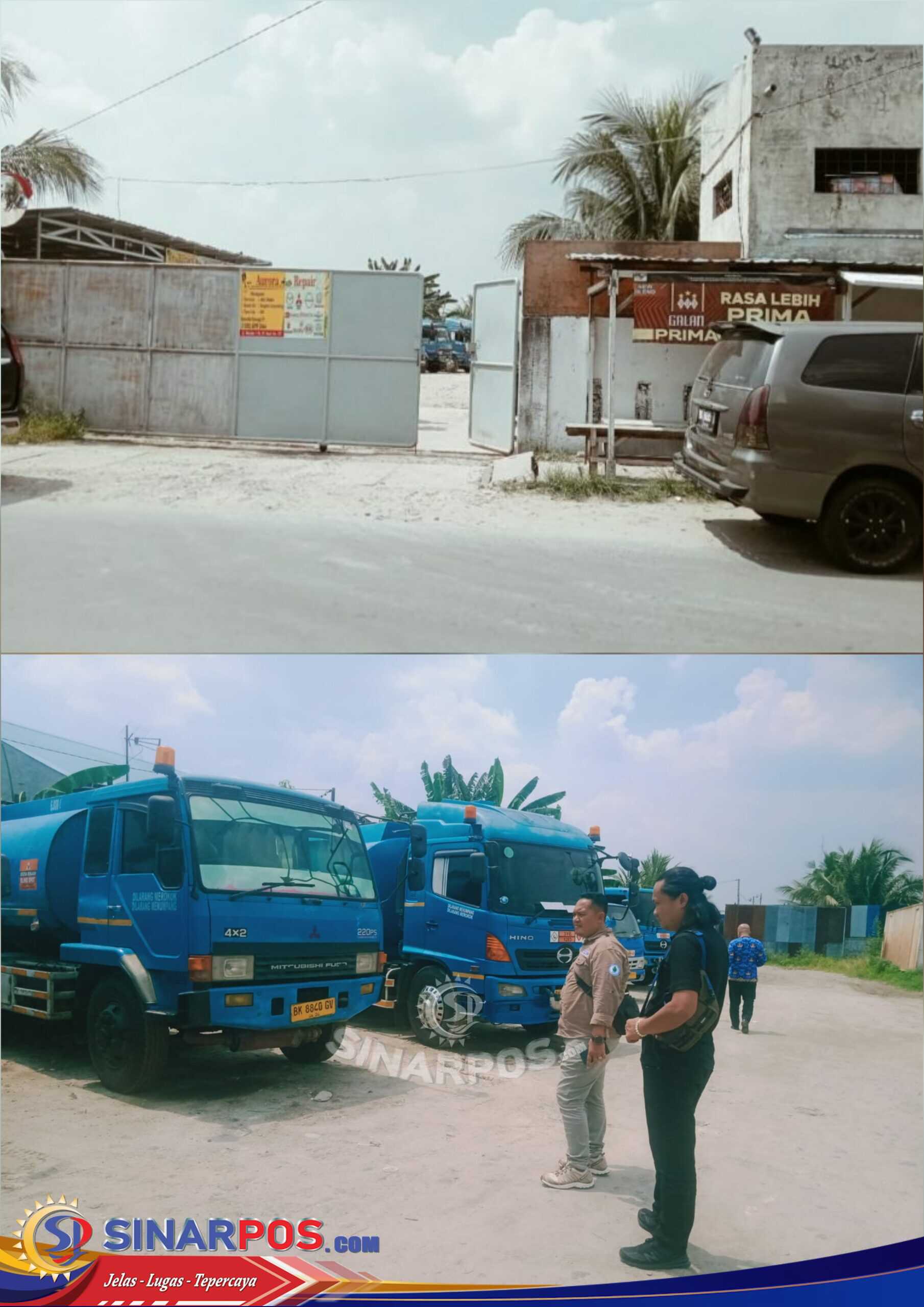 Berkedok Bengkel! Gudang Ilegal Penimbunan BBM Pasar 4 Barat Marelan Digerebek, 150 Ton Solar Bersubsidi Diamankan