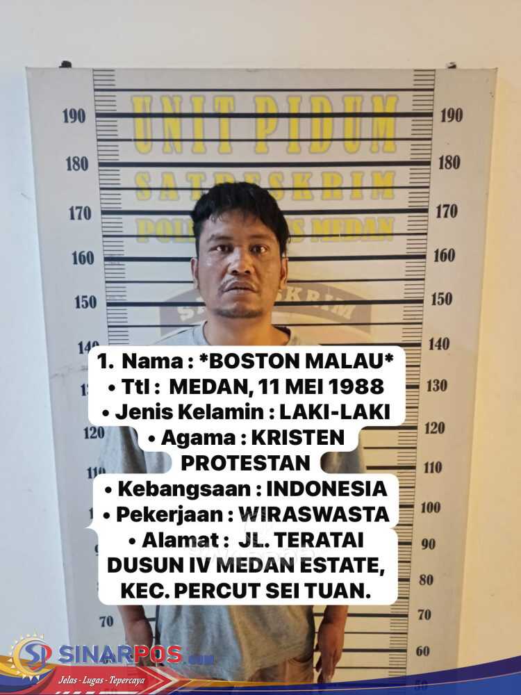 Tim Jatanras Satreskrim Polrestabes Medan Berhasil Ringkus Pelaku Curat di Desa Medan Estate