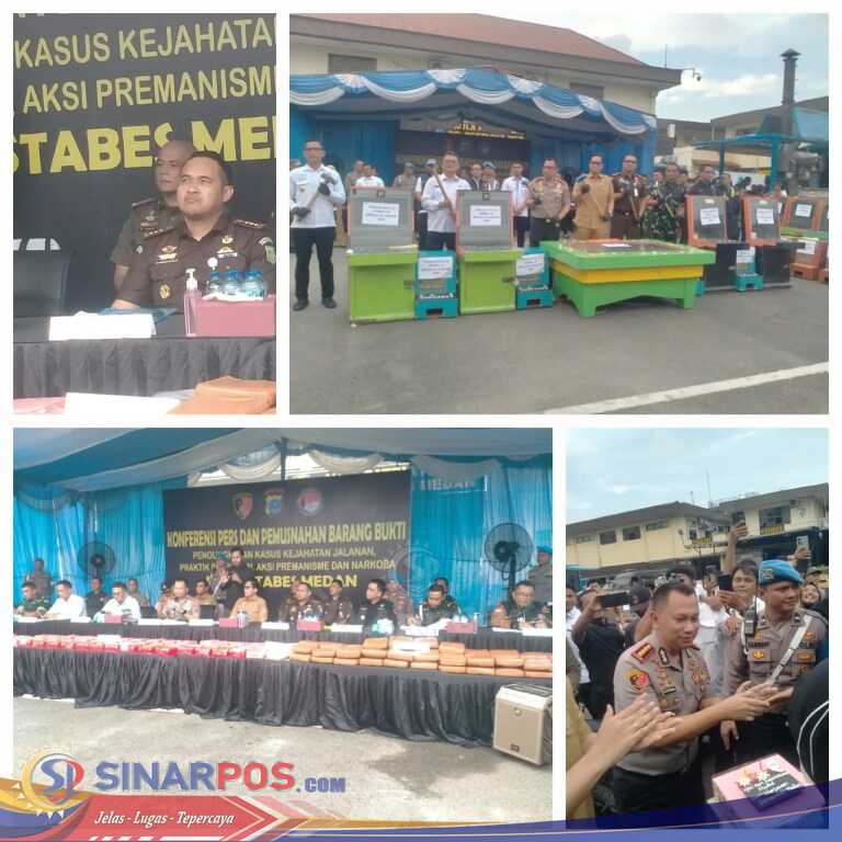 Satresnarkoba Polrestabes Medan Berhasil Ungkap Peredaran Narkotika Lintas Negara