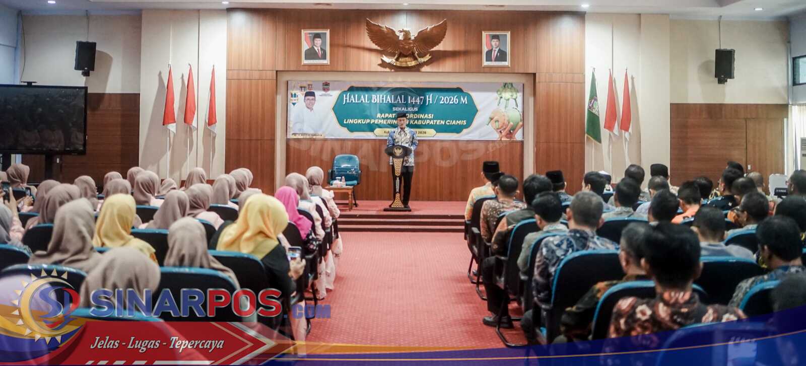 Halal Bihalal Pemkab Ciamis, Bupati Ajak Jaga Optimisme dan Semangat Kebersamaan