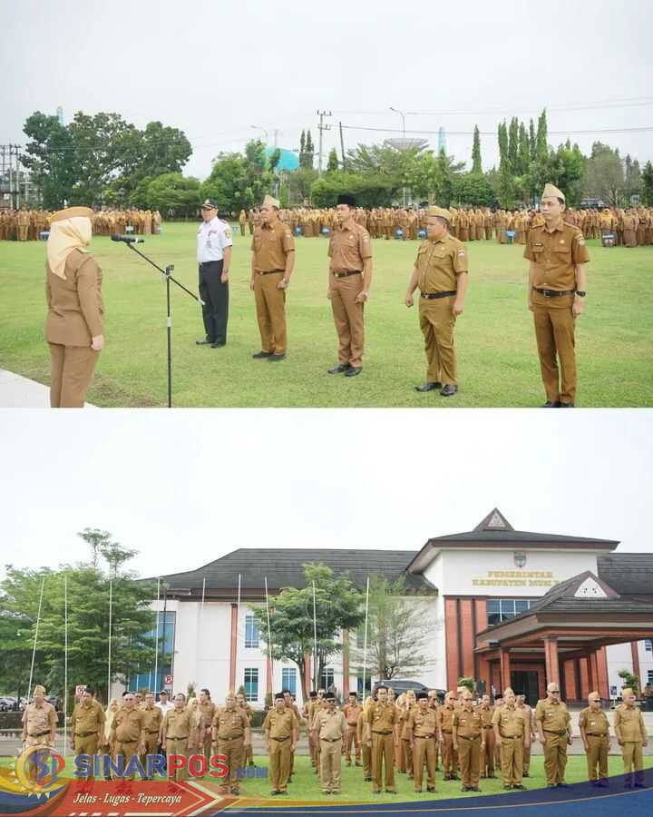Pemerintah Kabupaten Musi Rawas Gelar Apel Pagi Bersama, 57 ASN Mengakhiri Masa Purnatugas