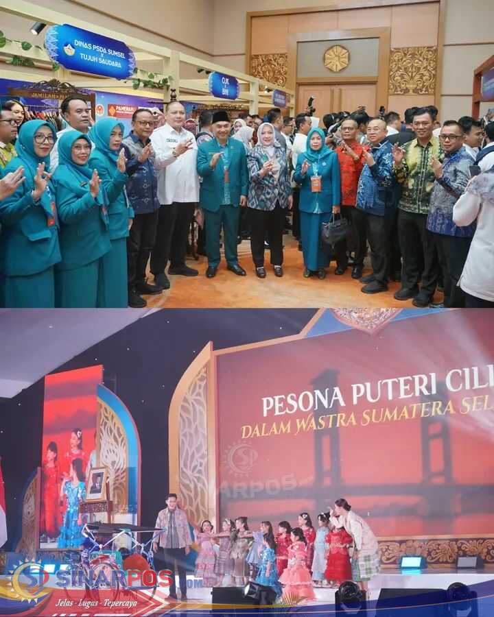 Bupati Musi Rawas Hadiri Pembukaan HKG PKK ke-54 dan Rakerda Dekranesda Sumsel 2026