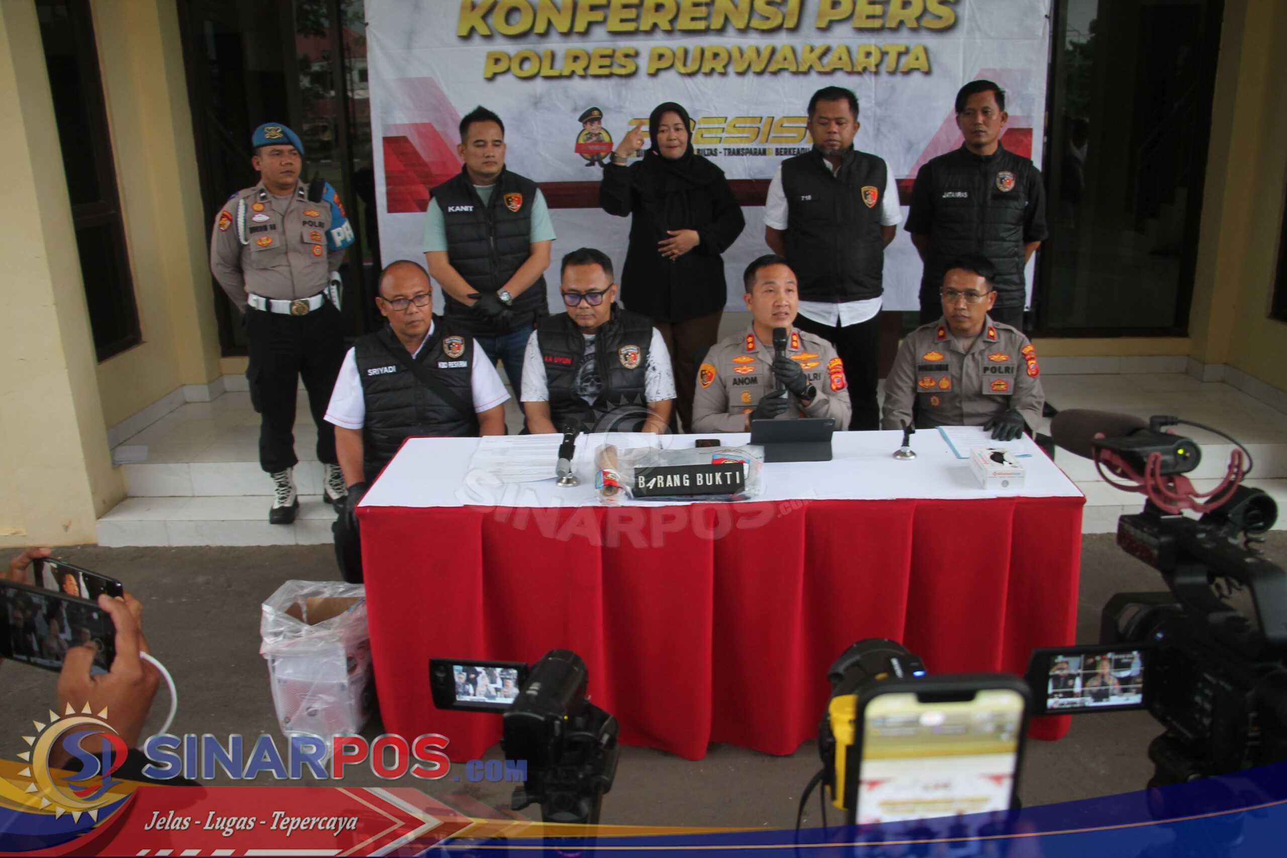 Polres Purwakarta Berhasil Ringkus Pelaku Utama Penganiayaan Yang Tewaskan Pemangku Hajat