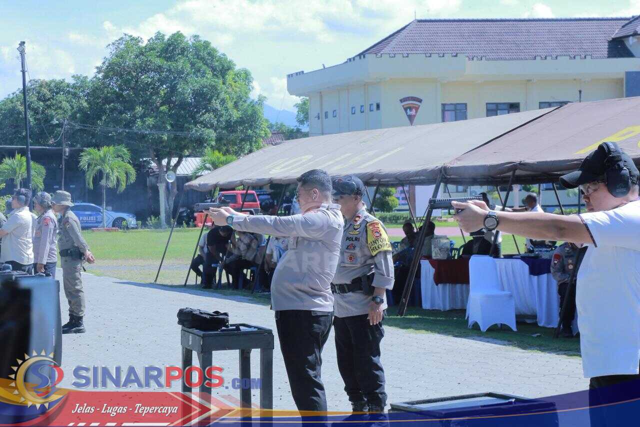 Kapolda NTB Hadiri Latihan Menembak Personel Resnarkoba, Tekankan Penggunaan Senpi Sesuai SOP