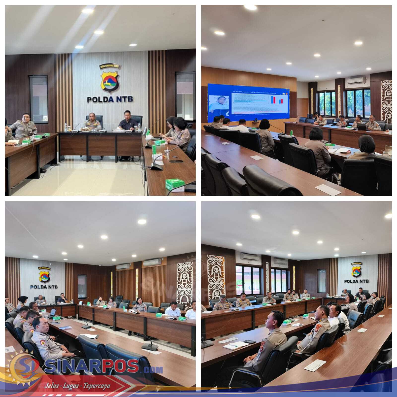 Polda NTB Ikuti Rakerwas Itwasda Polri 2026, Bahas Strategi Pengawasan Internal