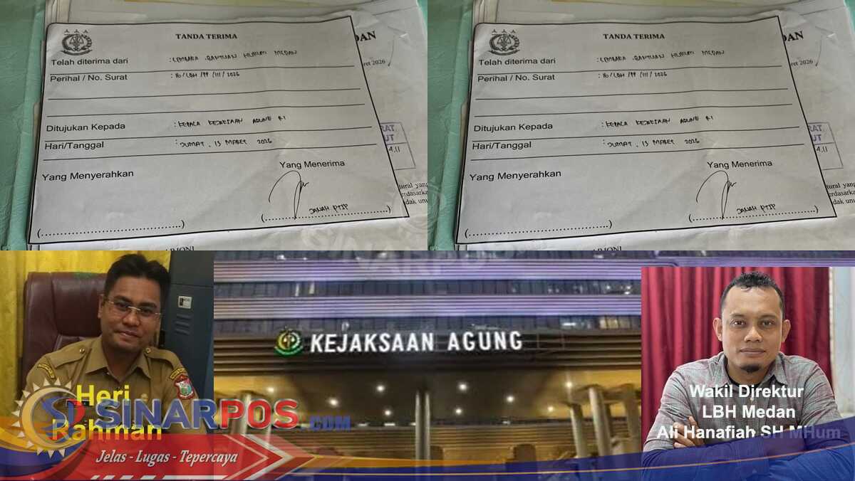 LBH Medan Laporkan Kasi Oharda dan Jaksa Pemeriksa Pidum Kejati Sumut ke Komjak dan Jamwas