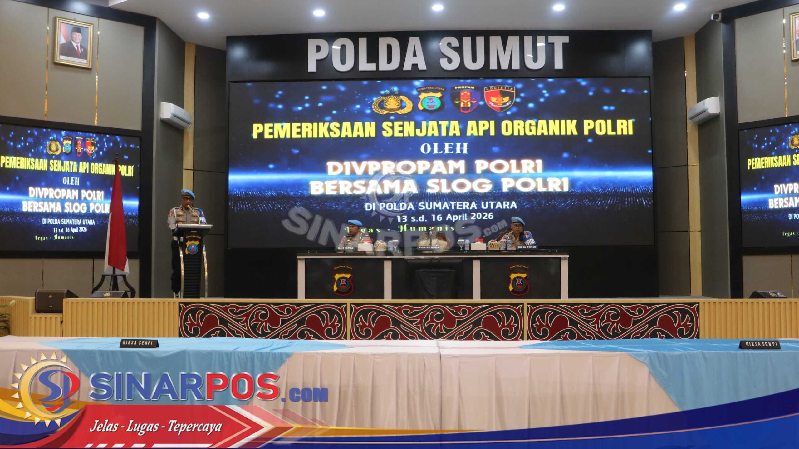Propam–SLOG Mabes Polri Periksa Senpi di Polda Sumut, Tegaskan Disiplin dan Akuntabilitas Anggota