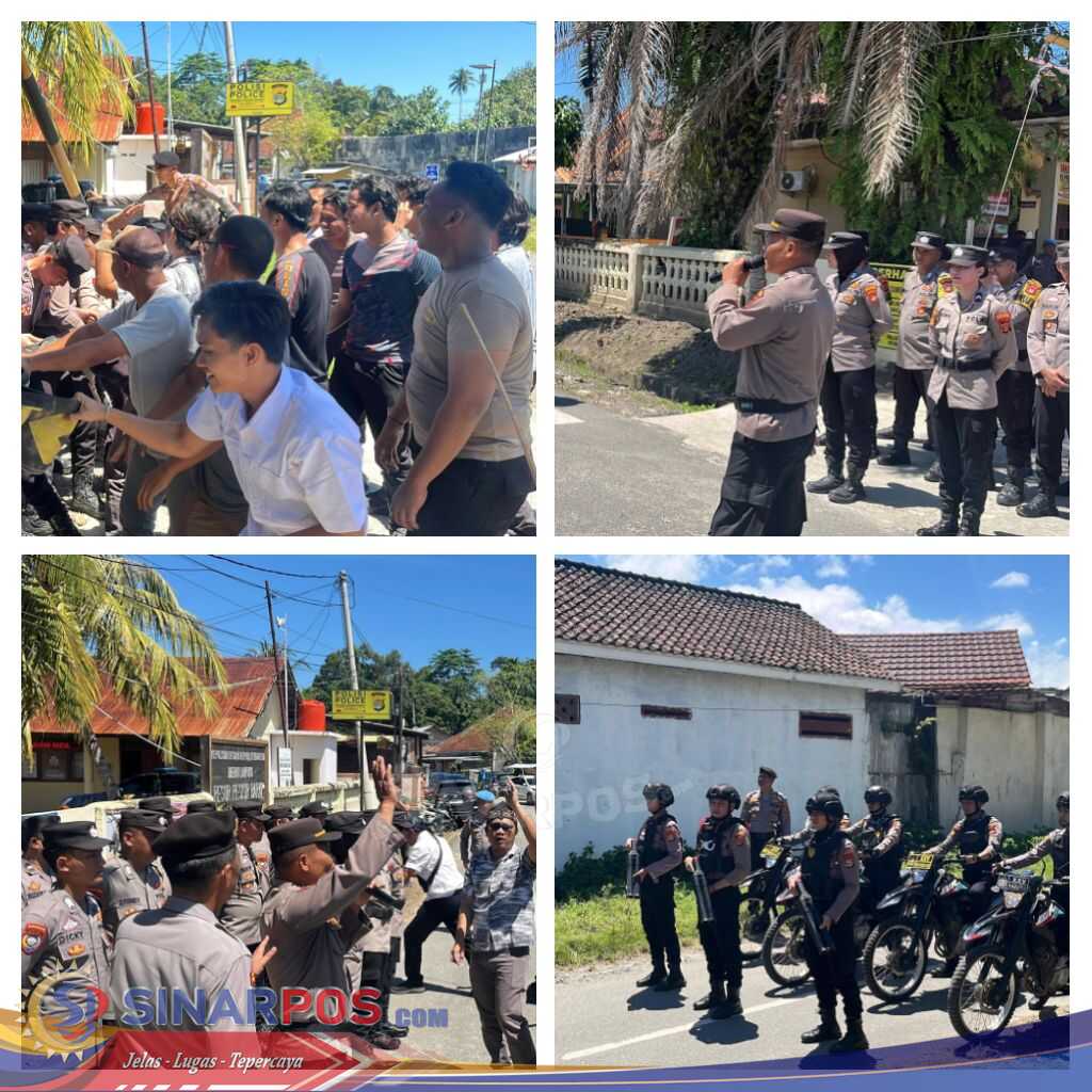 Polres Pesisir Barat Gelar Sispamkota : Tingkatkan Kemampuan