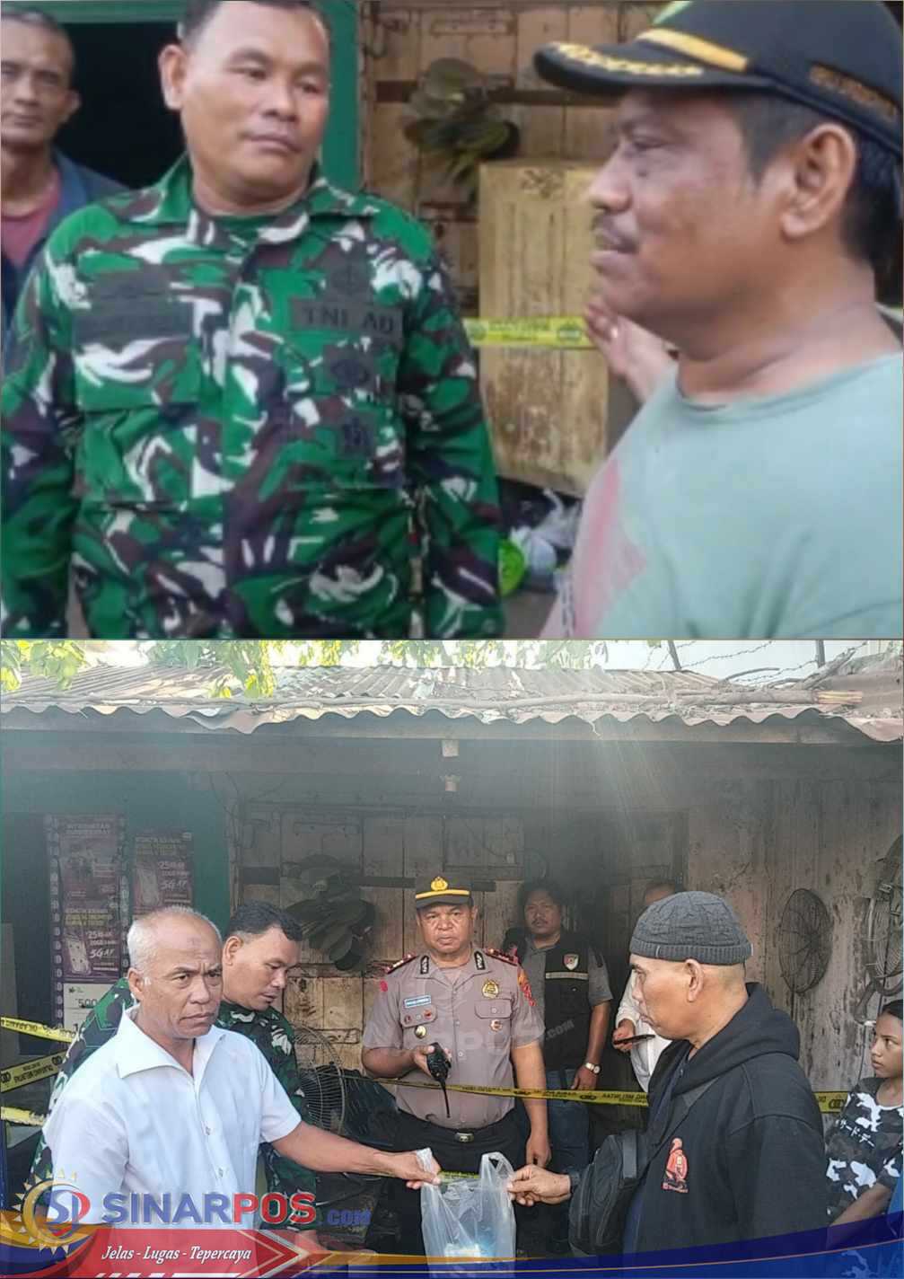 Sigap! Babinsa Koramil 0201-03/ Medan Denai Bersama Polsek Medan Area Evakuasi Mayat Teknisi Elektronik di Jalan Mandala By Pass