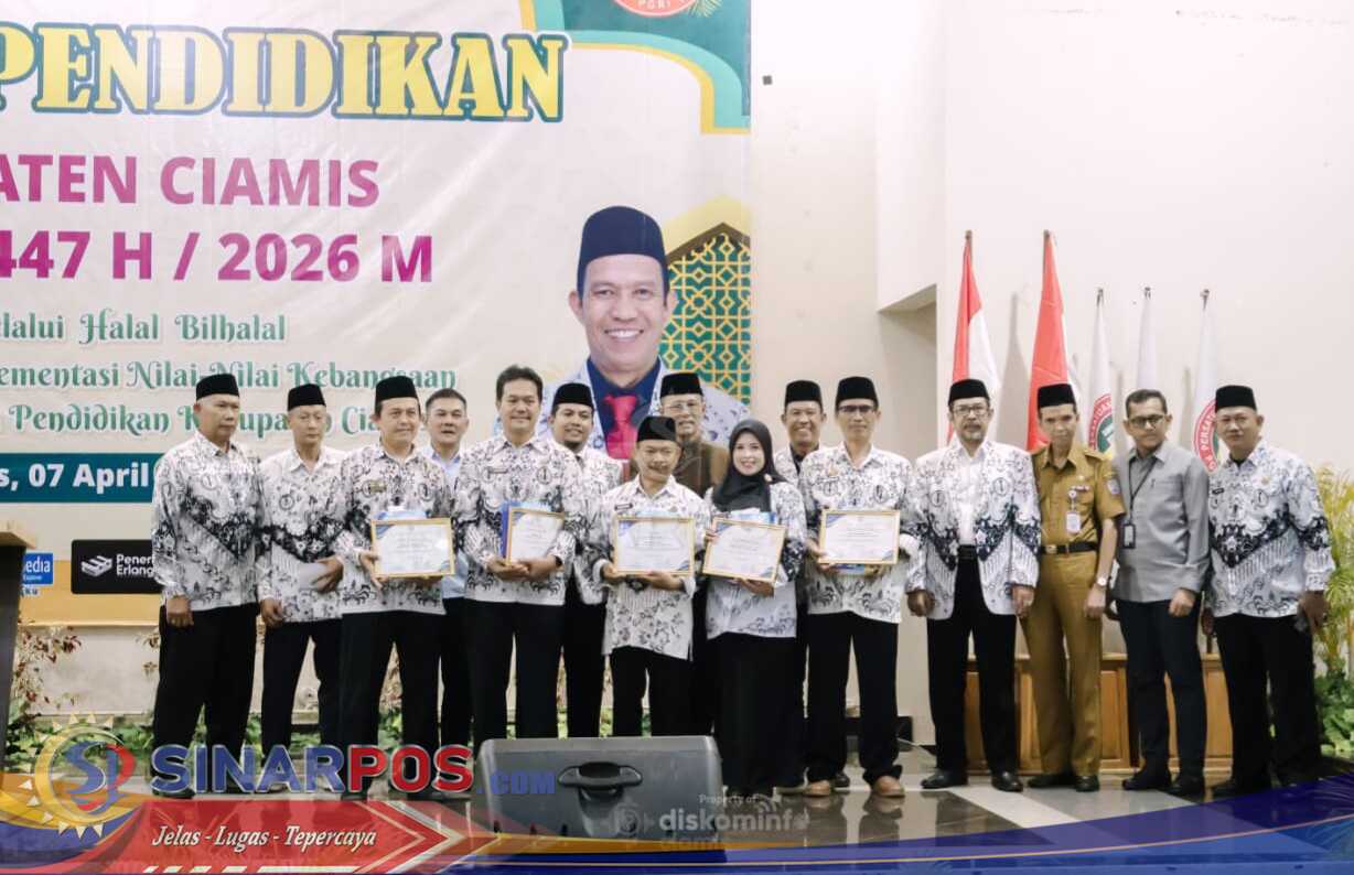 Dari Halal Bihalal PGRI, Bupati Herdiat Tekankan Pengawasan Gawai untuk Lindungi Pelajar Ciamis